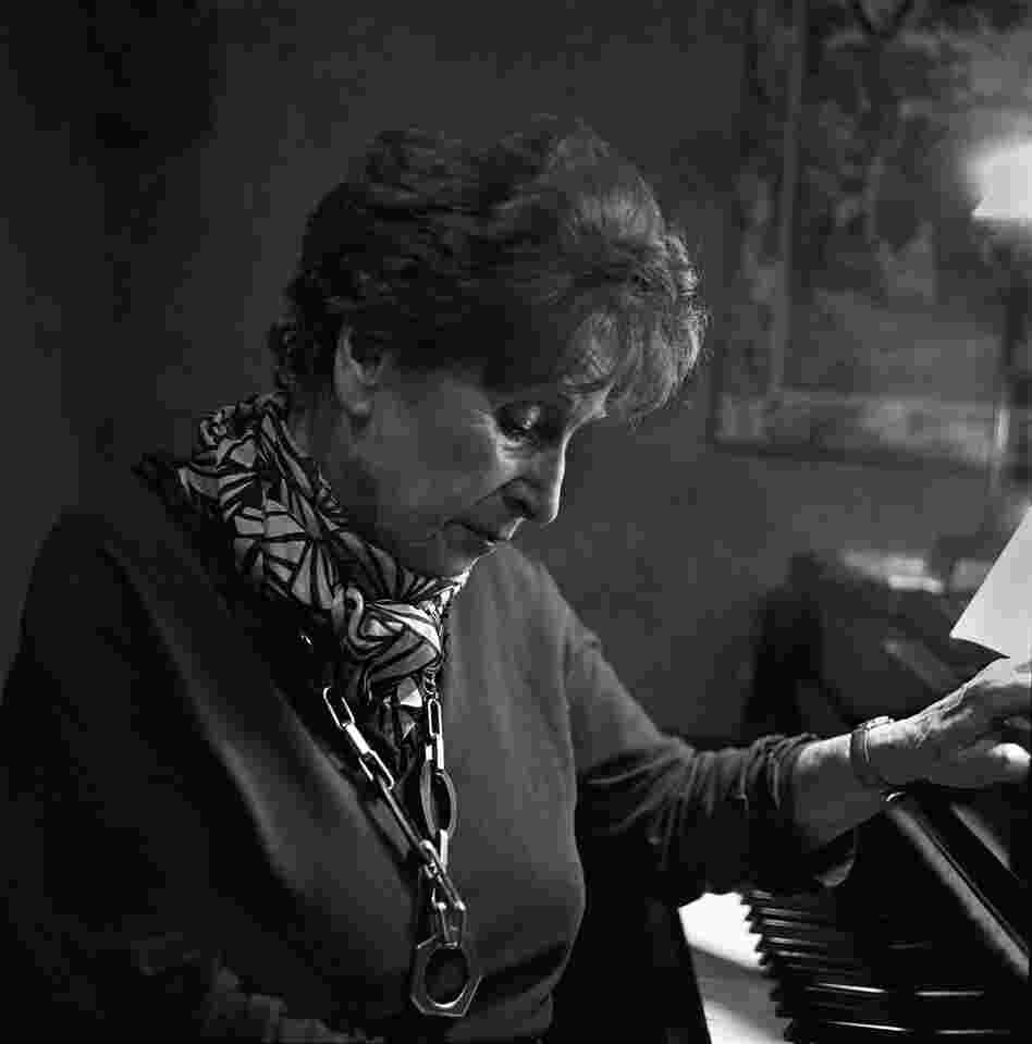 Zdenka Erlich, born in 1921, in her apartment on the same floor of the building where the assassination of Reinhard Heydrich was planned by British and Czech military forces, London, February 2012