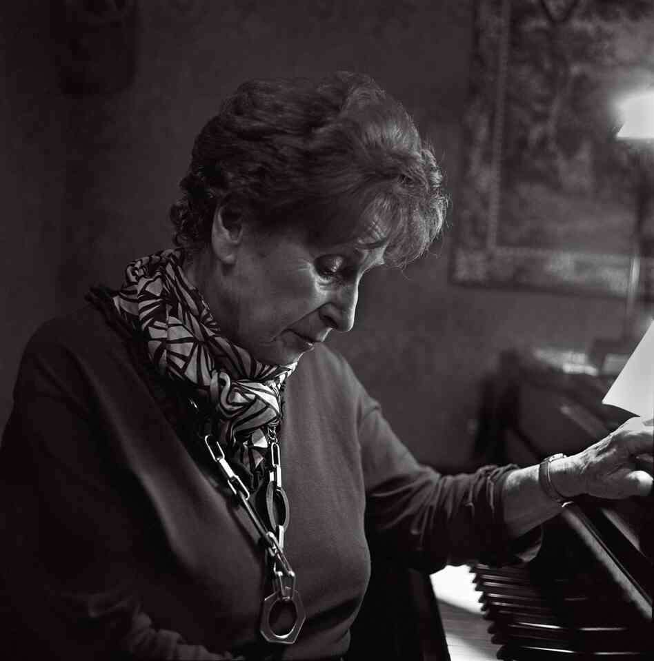 Zdenka Erlich, born in 1921, in her apartment on the same floor of the building where the assassination of Reinhard Heydrich was planned by British and Czech military forces, London, February 2012