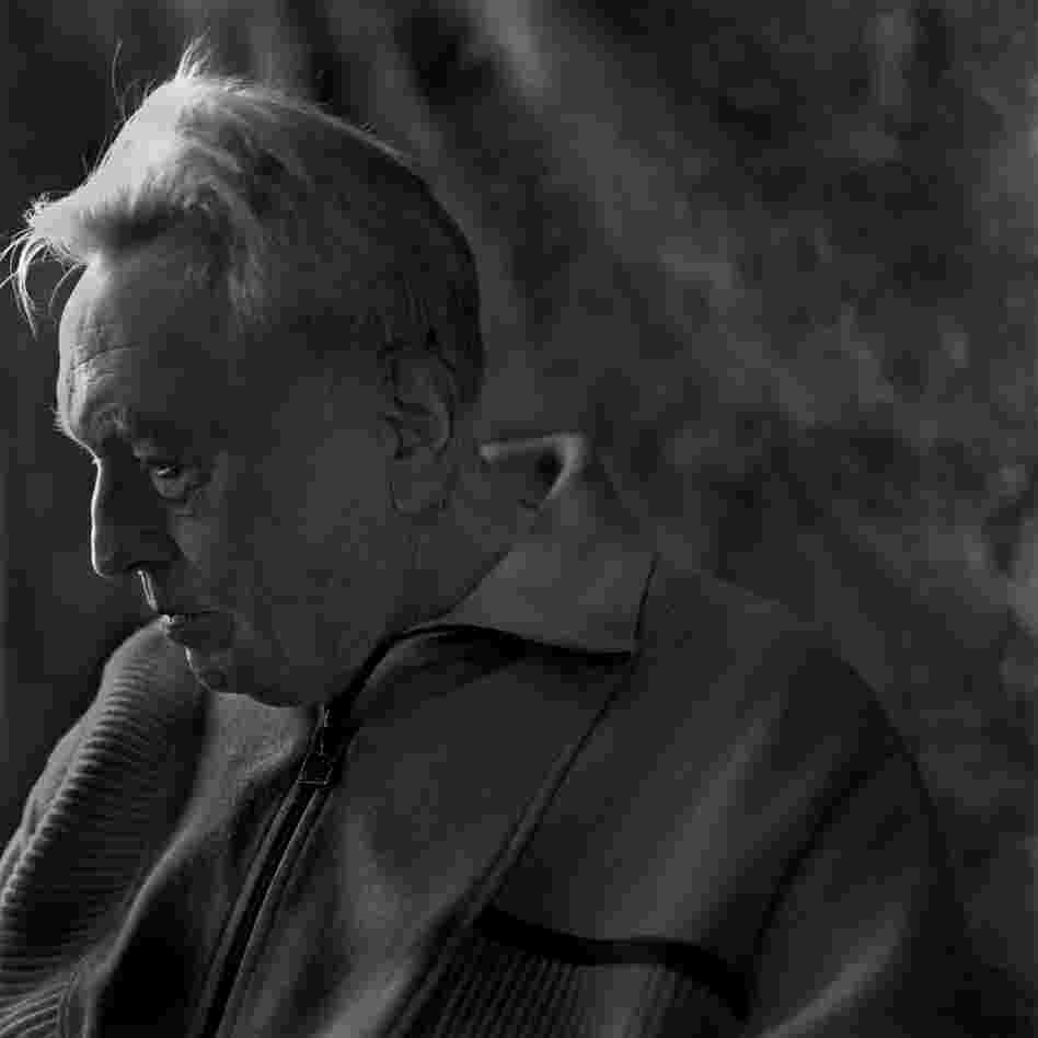 Felix Kolmer, born in 1922, at his apartment, Prague, June 2009. "Several months before he was transported ... he had asked to be assigned to the evening Terezin gravedigging detail instead of his usual carpentry job. ... He was allowed to dig the common grave that would hold the remains of his mother, who died the previous day. However, he was not allowed to attend the burial."