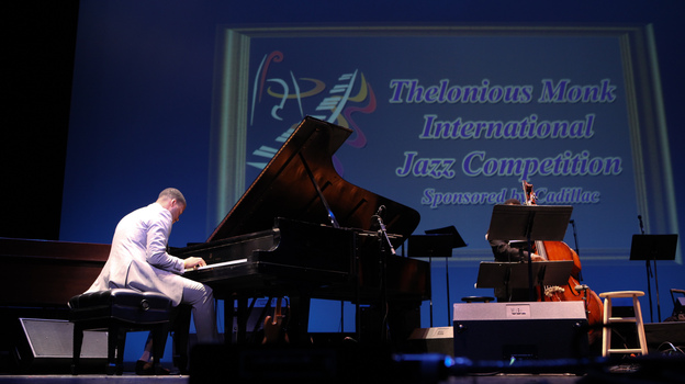 Pianist Kris Bowers performs in the 2011 Thelonious Monk International Jazz Competition. He was later named the winner.