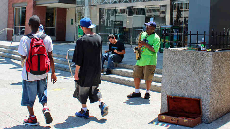 Scott Summers has been playing saxophone for close to 30 years, and performing outside for 10.