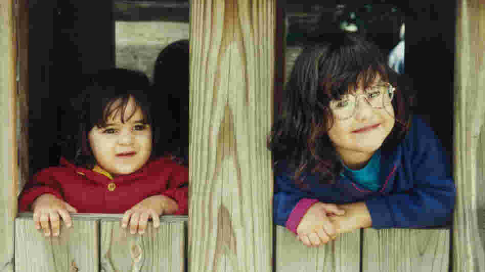 Sisters Michaela and Jessie circa 1996, around the same time they began to leave phone messages at work for their mother, Morning Edition producer Cindy Carpien.
