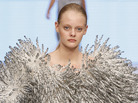 A model walks down the runway during the Maria Sofia Bahlner S/S 2013 Fashion Show from the Swedish School of Textiles during the Mercedes-Benz Stockholm Fashion Week. A model walks down the runway during the Maria Sofia Bahlner S/S 2013 Fashion Show from the Swedish School of Textiles during the Mercedes-Benz Stockholm Fashion Week.