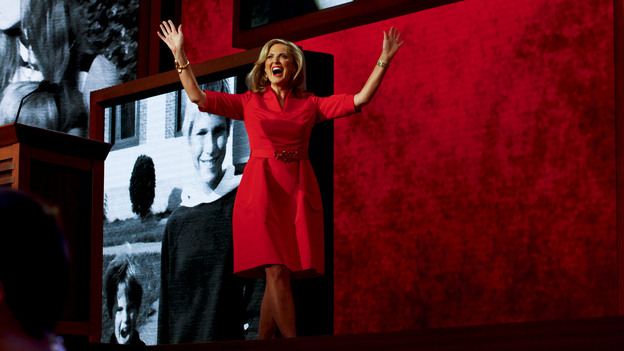 Ann Romney spoke to a cheering crowd at the first night of the Republican National Convention.