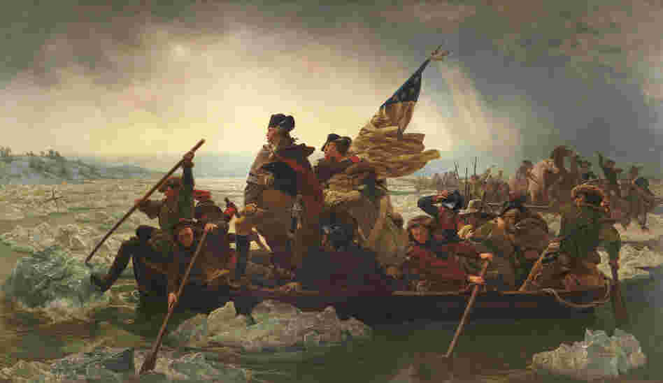In his book, Robert Sullivan considers, among other things, how little Emanuel Leutze's 1851 painting Washington Crossing the Delaware has in common with the actual historic crossing, which took place at night and during a snowstorm.