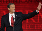 South Dakota Sen. John Thune waves to delegates during the Republican National Convention in Tampa, Fla., on Wednesday. South Dakota Sen. John Thune waves to delegates during the Republican National Convention in Tampa, Fla., on Wednesday.