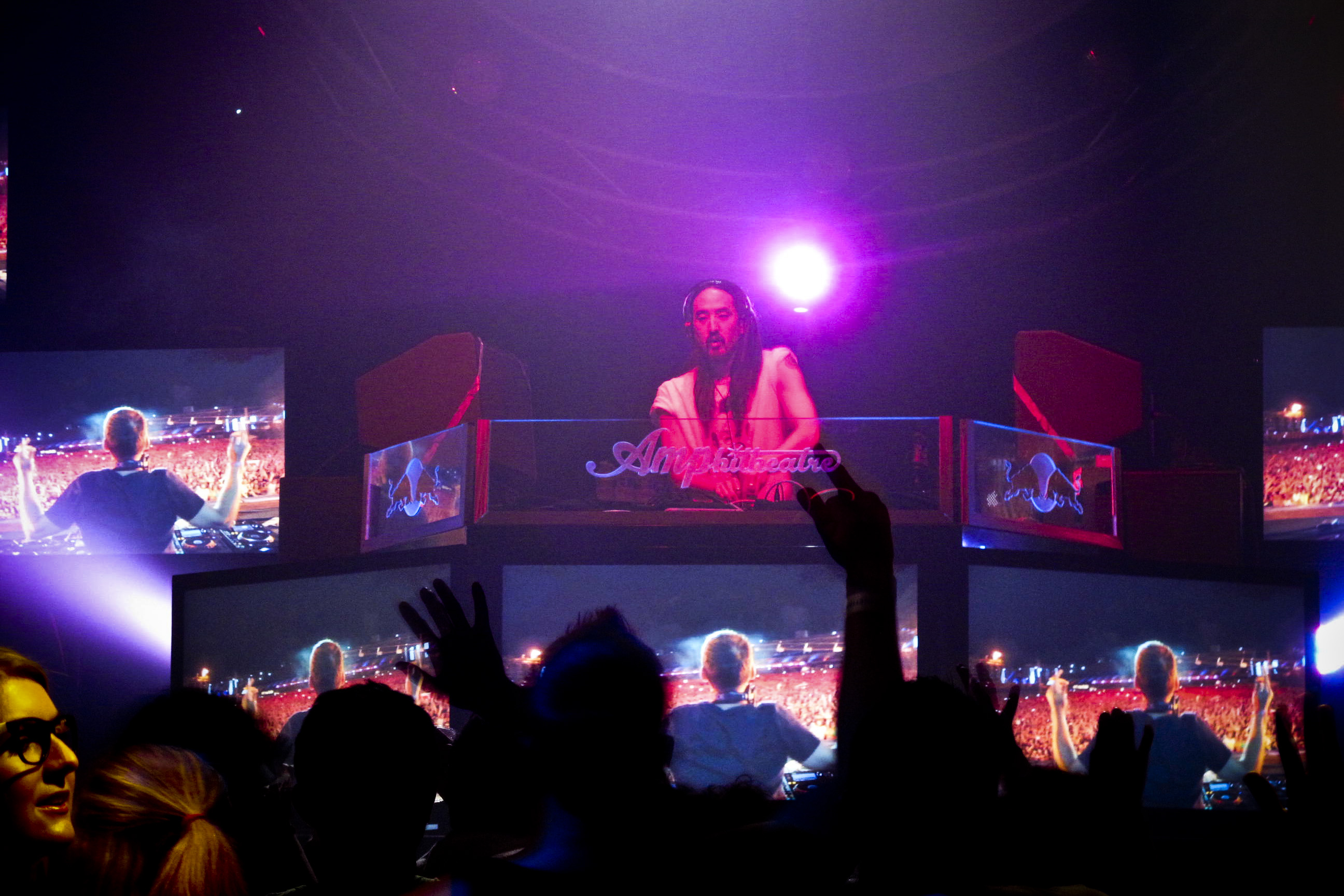The featured guest was celebrity DJ Steve Aoki.