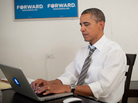 President Obama posted this photo on Twitter and Reddit to prove that he was participating in Wednesday's online chat. Some users weren't quite convinced. President Obama posted this photo on Twitter and Reddit to prove that he was participating in Wednesday's online chat. Some users weren't quite convinced.