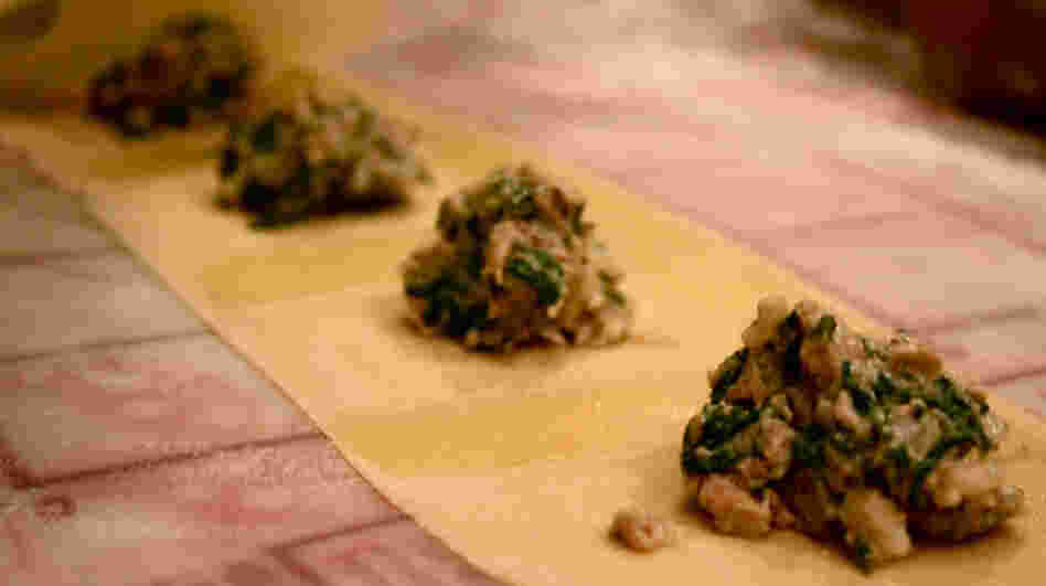 Italian food expert Julia della Croce suggested Benner try a Tuscan sheep's cheese, or pecorino Toscano, for the filling.