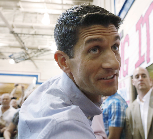 Republican Rep. Paul Ryan of Wisconsin, who tonight is set to accept his party's vice presidential nomination.