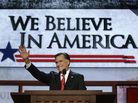 Mitt Romney accepts the Republican nomination for president at the party's convention Thursday. Mitt Romney accepts the Republican nomination for president at the party's convention Thursday.