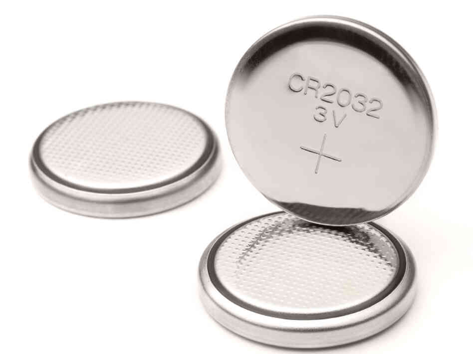 Button batteries like these can pose a risk to kids who swallow them.