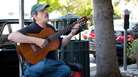 "My first memories are listening to music and feeling my body tingle," says Philip Rosheger, a classical guitarist who performs outdoors in Berkeley, Calif. "My first memories are listening to music and feeling my body tingle," says Philip Rosheger, a classical guitarist who performs outdoors in Berkeley, Calif.