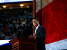 Republican vice presidential nominee Rep. Paul Ryan, R-Wis., speaks Wednesday at the Republican National Convention. Republican vice presidential nominee Rep. Paul Ryan, R-Wis., speaks Wednesday at the Republican National Convention.