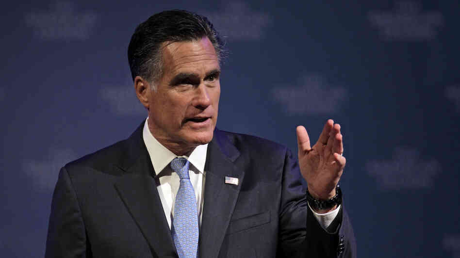 Analysts say one of Mitt Romney's goals in tonight's speech as he accepts the GOP presidential nomination is to "establish some connection" with Americans who are struggling.