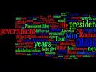 A word cloud of Rep. Paul Ryan's acceptance speech at the 2012 Republican National Convention. A word cloud of Rep. Paul Ryan's acceptance speech at the 2012 Republican National Convention.