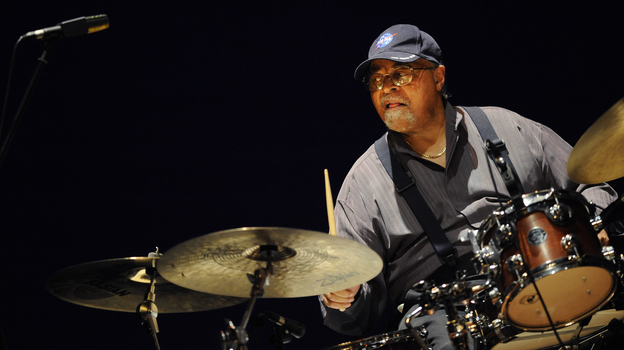 Drummer Jimmy Cobb plays at the 2012 Heineken Jazzaldia, the international jazz festival in San Sebastian, Spain.