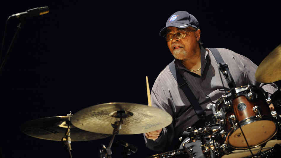 Drummer Jimmy Cobb plays at the 2012 Heineken Jazzaldia, the international jazz festival in San Sebastian, Spain.