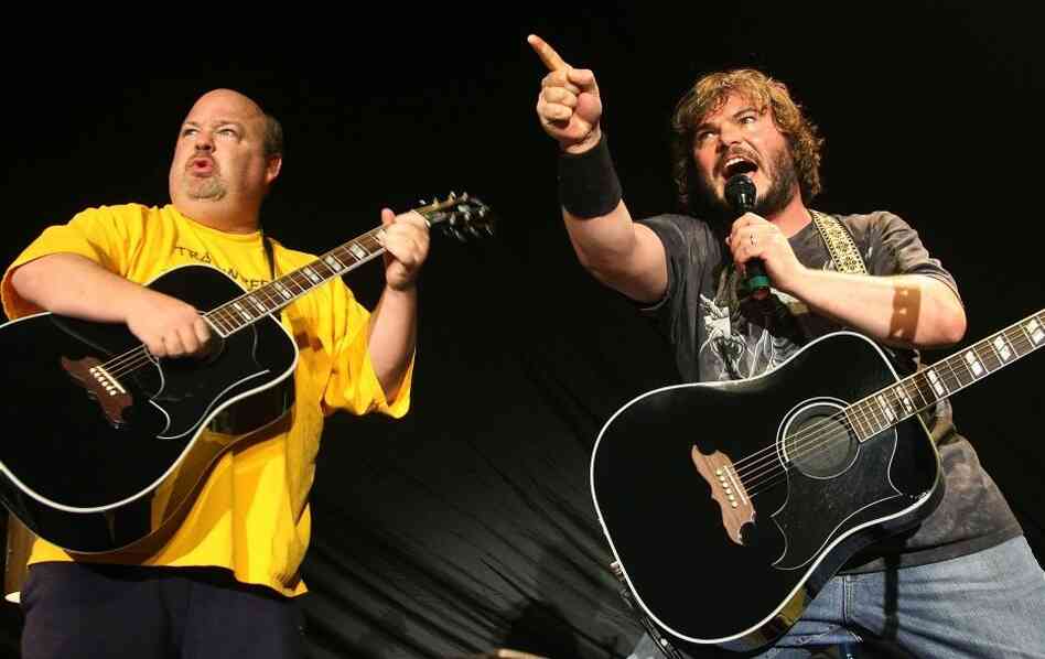 Kyle Gass (left) and Jack Black of Tenacious D.