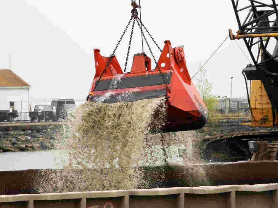 Over the next three years, a clamshell will scrape the bottom of Buffalo's waterfront harbor, scooping out contaminants from the city's industrial days. Over the next three years, a clamshell will scrape the bottom of Buffalo's waterfront harbor, scooping out contaminants from the city's industrial days.