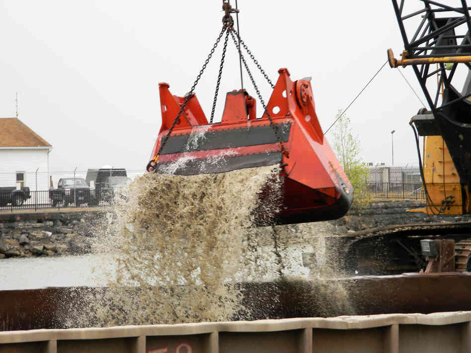Over the next three years, a clamshell will scrape the bottom of Buffalo's waterfront harbor, scooping out contaminants from the city's industrial days. Over the next three years, a clamshell will scrape the bottom of Buffalo's waterfront harbor, scooping out contaminants from the city's industrial days.
