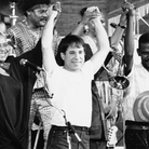 Paul Simon with Ladysmith Black Mambazo in 1987. Paul Simon with Ladysmith Black Mambazo in 1987.
