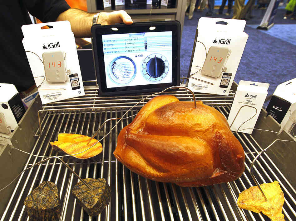 The iGrill on display at Macworld 2011in San Francisco.