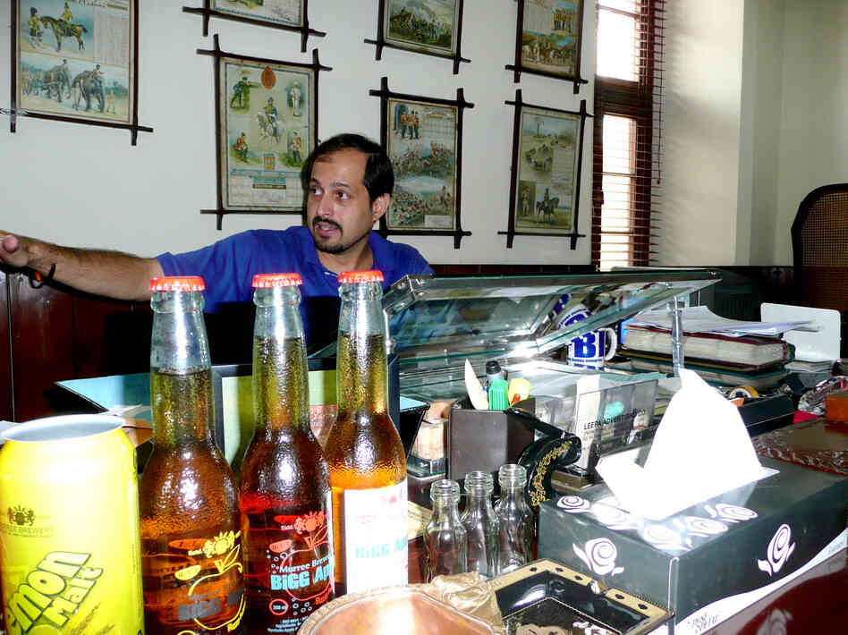 Isphanyar Bhandara, the head of Pakistan's only brewery, Murree Brewery, sits at his grandfather's desk at the headquarters in Rawalpindi, near Islamabad. Bhandara's grandfather was a director at the brewery when Pakistan gained independence in 1947, and he bought a controlling stake in the company. The brewery has been run by the Bhandara family ever since.