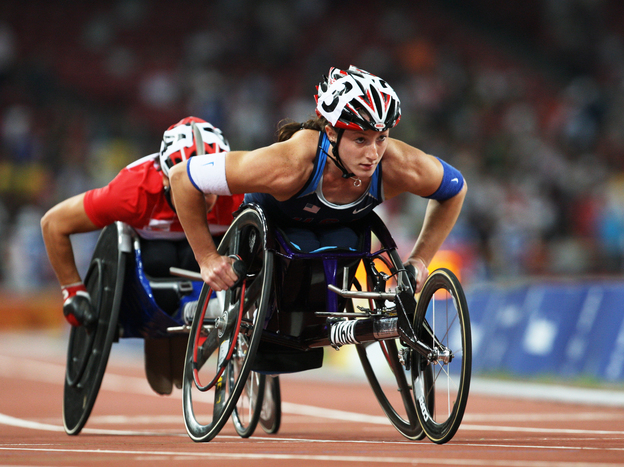 Tatyana McFadden has won medals at the Paralympic Games in 2004 and 2008. At this year's games in London, she's participating in every wheelchair race from the 100-meter sprint to the marathon.