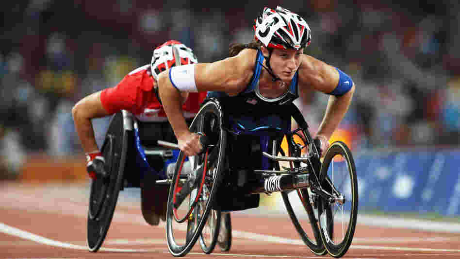 Tatyana McFadden has won medals at the Paralympic Games in 2004 and 2008. At this year's games in London, she's participating in every wheelchair race from the 100-meter sprint to the marathon.