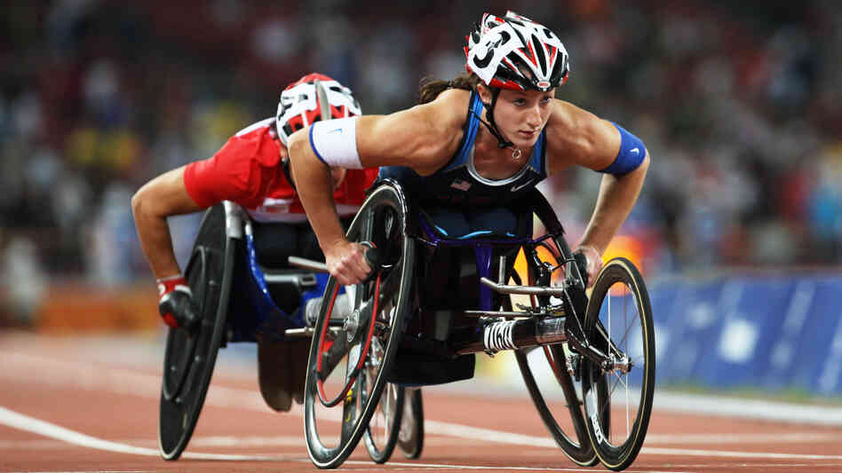 Tatyana McFadden has won medals at the Paralympic Games in 2004 and 2008. At this year's games in London, she's participating in every wheelchair race from the 100-meter sprint to the marathon.