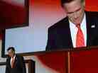 During the morning news meeting Thursday, attendees decided Gov. Mitt Romney's speech at the 2012 Republican National Convention was the top story of the day.