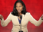Mia Love, the Mayor of Saratoga Springs, Utah, addresses the Republican National Convention in Tampa, Fla., on Tuesday. Mia Love, the Mayor of Saratoga Springs, Utah, addresses the Republican National Convention in Tampa, Fla., on Tuesday.
