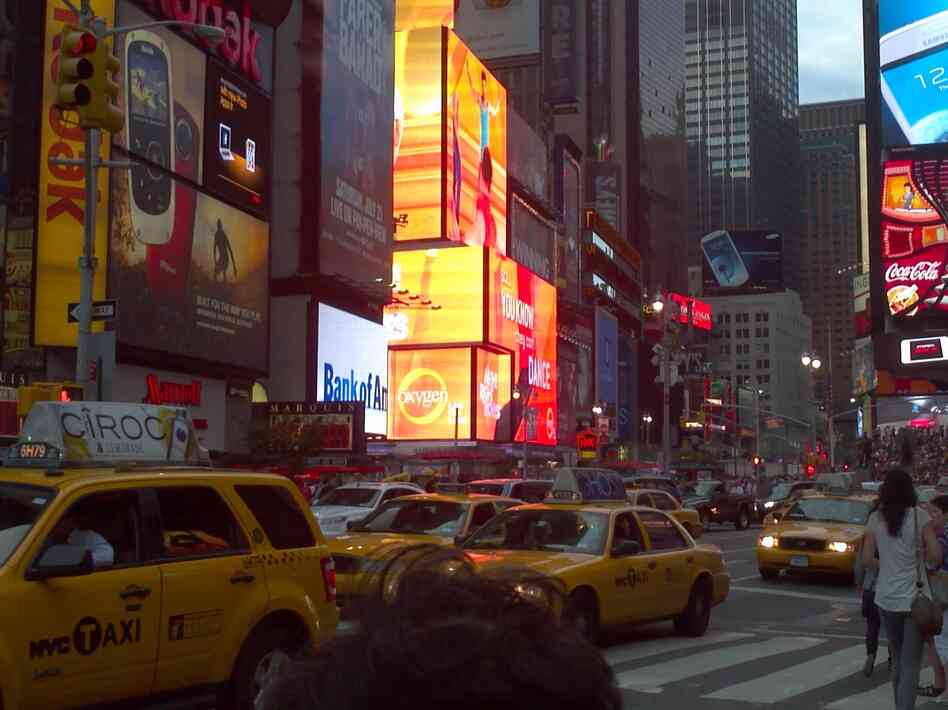 Times Square, New York, July 2012.