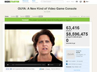 In seeking financial backers for her Ouya game console, Julie Uhrman was looking for about $1 million. The business received far more than that amount. In seeking financial backers for her Ouya game console, Julie Uhrman was looking for about $1 million. The business received far more than that amount.
