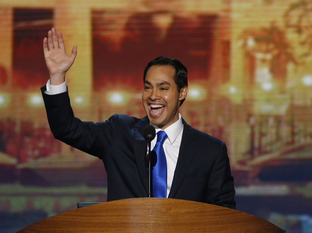 San Antonio Mayor Julian Castro delivers the keynote address at the Democratic National Convention in Charlotte, N.C., on Tuesday.