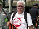 David Sole rode a bus from Detroit to the Democratic National Convention in Charlotte, N.C., to protest how the Obama administration and the nation's banks have handled the foreclosure crisis. David Sole rode a bus from Detroit to the Democratic National Convention in Charlotte, N.C., to protest how the Obama administration and the nation's banks have handled the foreclosure crisis.