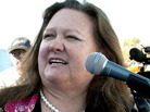 Australian mining magnate Gina Rinehart. Australian mining magnate Gina Rinehart.