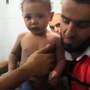 One-year-old Hassan was discovered in the rubble of an apartment building in Aleppo, Syria, giving his rescuers a moment of hope on a sad day. His parents were killed by the helicopter strike. One-year-old Hassan was discovered in the rubble of an apartment building in Aleppo, Syria, giving his rescuers a moment of hope on a sad day. His parents were killed by the helicopter strike.