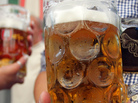 Ahead of Oktoberfest, Munich's brewers say they're running short of bottles and kegs for the festival's beer. Here, glass beer steins are seen at last year's Oktoberfest. Ahead of Oktoberfest, Munich's brewers say they're running short of bottles and kegs for the festival's beer. Here, glass beer steins are seen at last year's Oktoberfest.