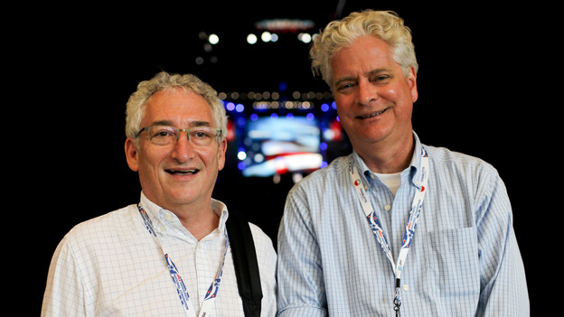 Harry Rubenstein and William "Larry" Bird Jr. spent the Democratic convention collecting memorabilia for the Smithsonian's National Museum of American History.