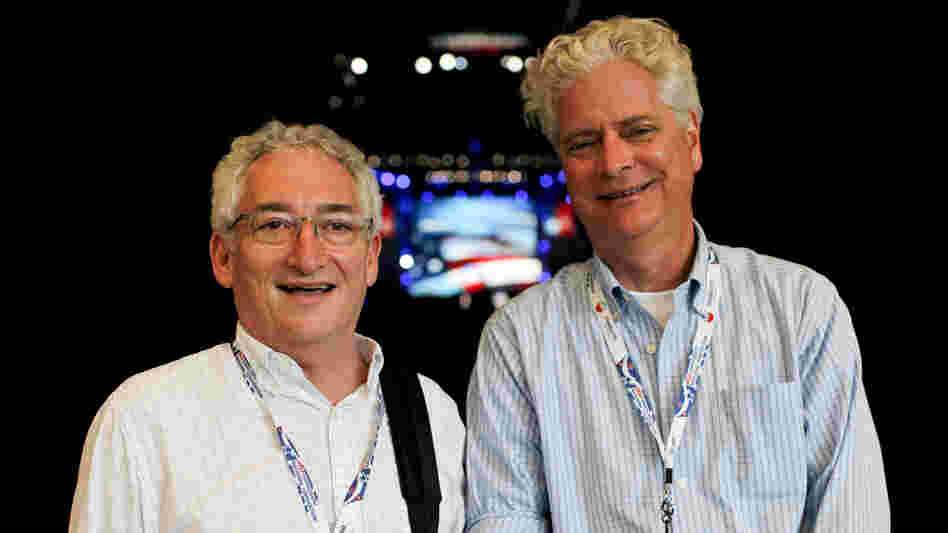 Harry Rubenstein and William "Larry" Bird Jr. spent the Democratic convention collecting memorabilia for the Smithsonian's National Museum of American History.