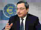 Mario Draghi, President of the European Central Bank,addresses the media during a press conference following the meeting of the ECB Governing Council.