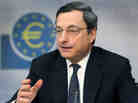 Mario Draghi, President of the European Central Bank,addresses the media during a press conference following the meeting of the ECB Governing Council.