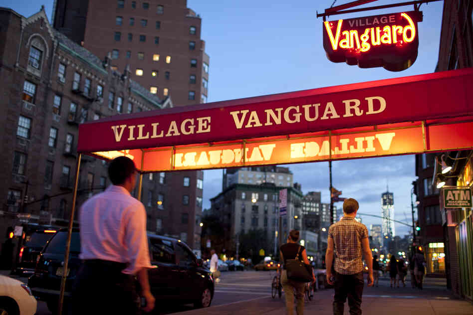 Outside the Village Vanguard.