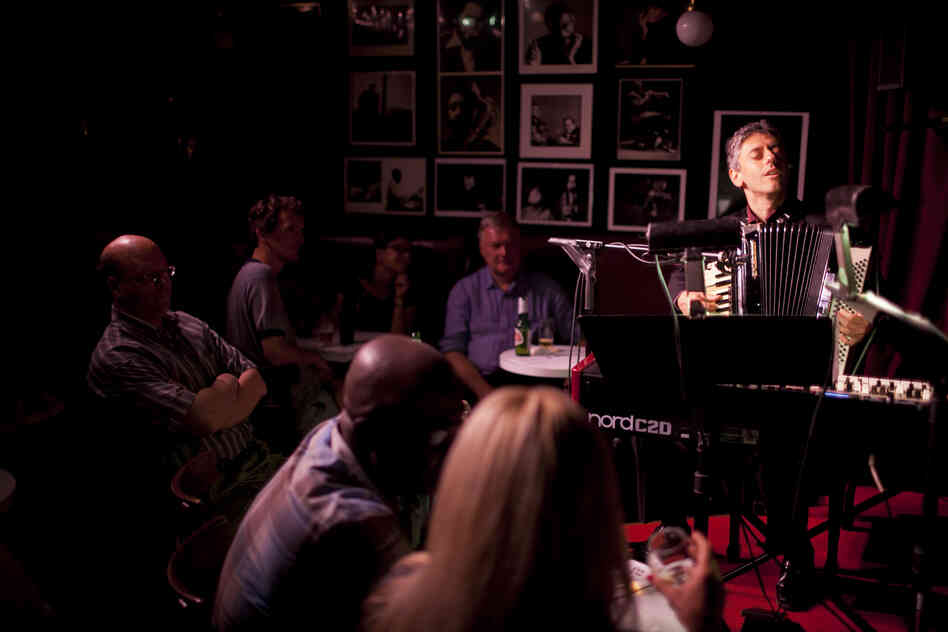 Gary Versace played accordion as well as piano and organ.