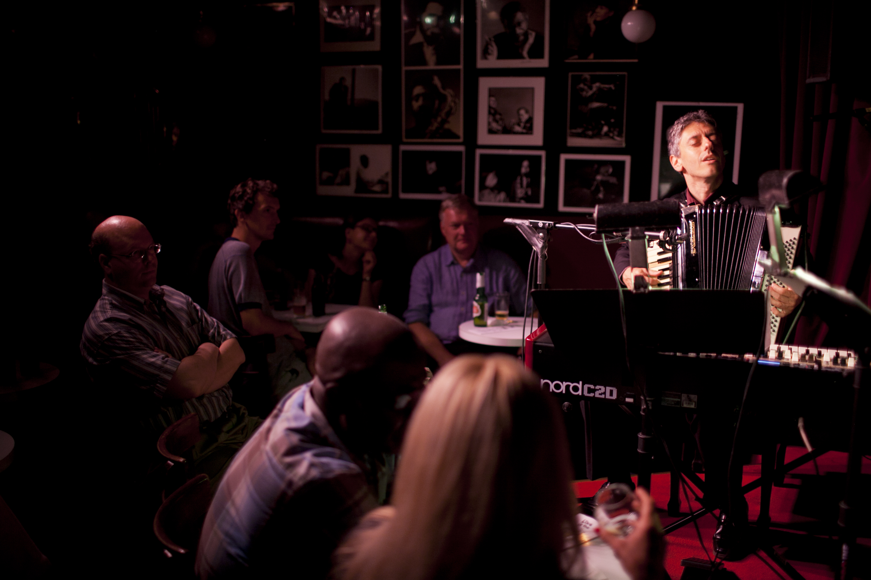 Gary Versace played accordion as well as piano and organ.