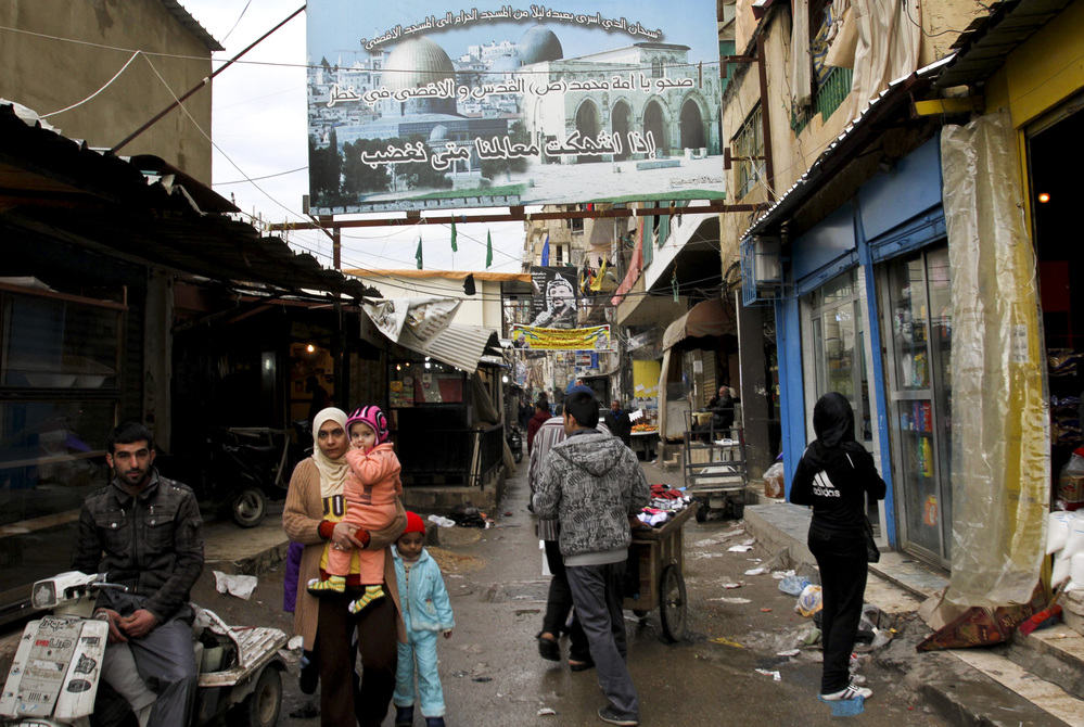 The Palestinian refugee camps in Lebanon are overcrowded and run down. But Syrian refugees are moving in as they flee the fighting in their homeland.