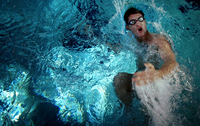 Snyder's times in the 400-meter freestyle have improved so drastically in the past year that he set a world record for blind athletes.
