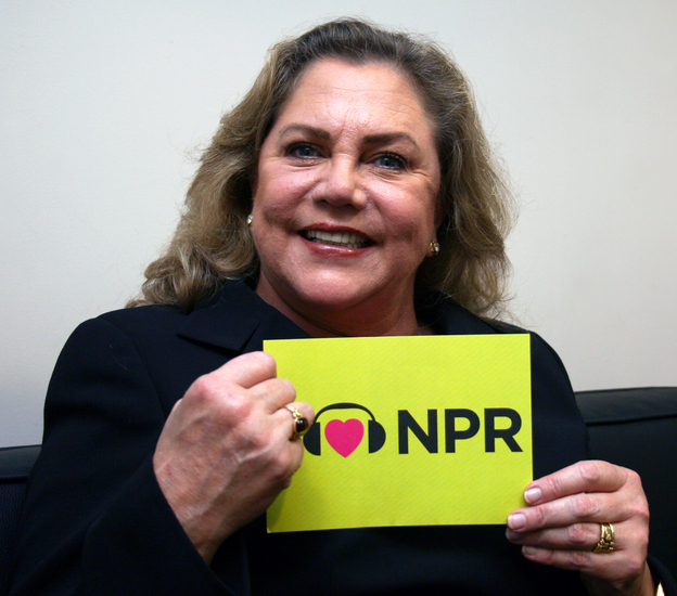 Kathleen Turner loves NPR